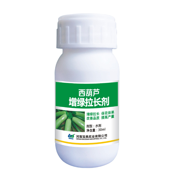 西葫芦增绿拉长剂